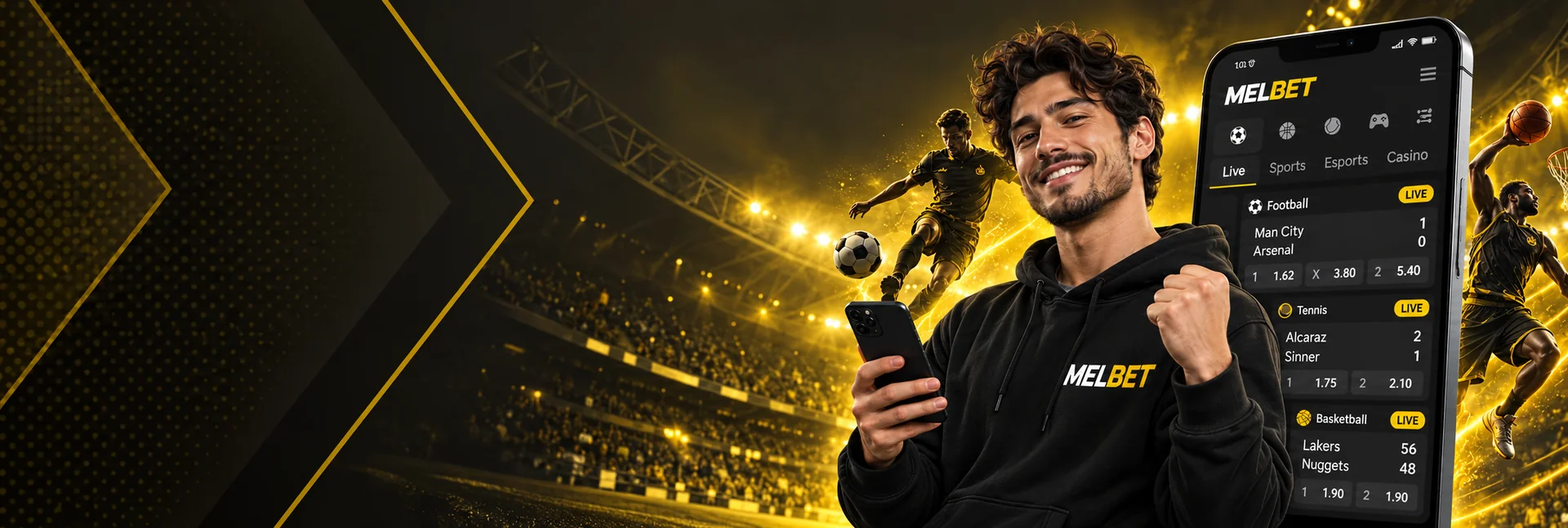 Ứng dụng di động MELBET dành cho Android và iOS